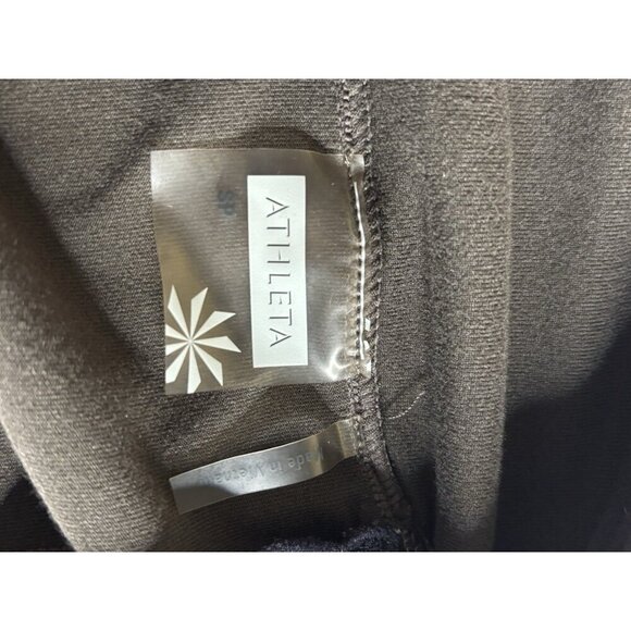 Athleta Skirt Womens Sz Small Chocolate Brown Tattle Nylon Spandex Pull On Soft - Picture 6 of 8